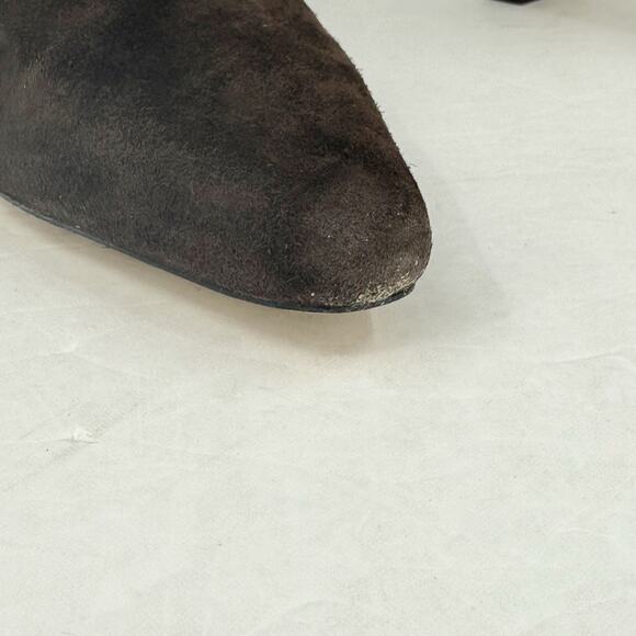 SAM EDELMAN Womens Sylvia Knee High Boots US 7.5 WIDE CALF Brown Suede NIB - Picture 12 of 13